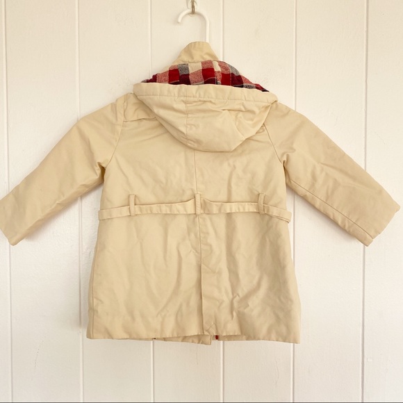 Zara Girls Winter Rain Trench Coat - Picture 3 of 8